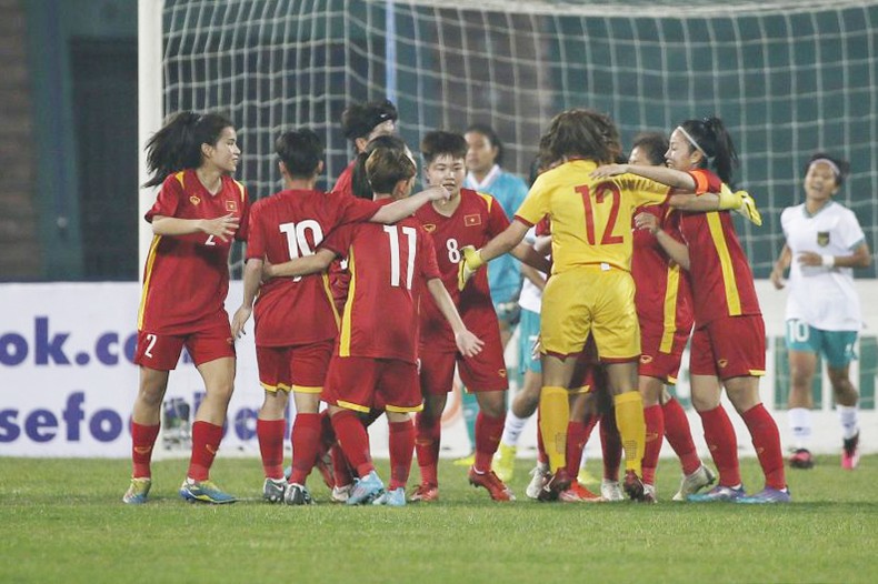 U20 nữ Việt Nam thắng 3-0 Indonesia ảnh 1