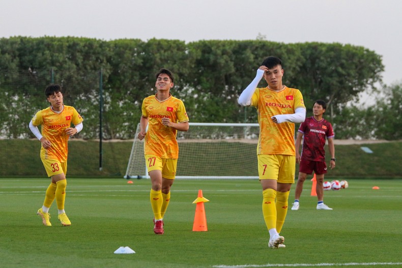 U23 Việt Nam tích cực chuẩn bị cho trận ra quân gặp U23 Iraq ảnh 1