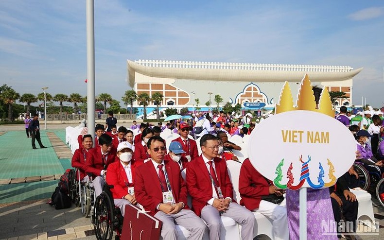Campuchia tổ chức Lễ thượng cờ ASEAN Para Games 12 ảnh 2