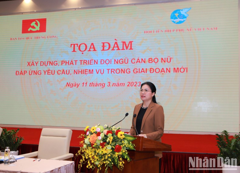 Xây dựng, phát triển đội ngũ cán bộ nữ trong giai đoạn mới ảnh 1