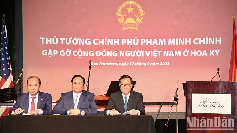 Thủ tướng Phạm Minh Chính gặp mặt bà con cộng đồng người Việt Nam tại Hoa Kỳ ảnh 5