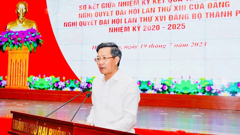 Hải Phòng kiên định thực hiện các chỉ tiêu Đại hội Đảng bộ nhiệm kỳ 2020-2025 đã đề ra ảnh 3