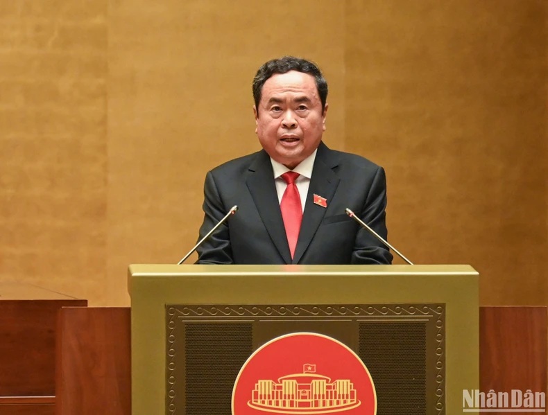 Đồng chí Trần Thanh Mẫn được bầu làm Chủ tịch Quốc hội ảnh 1
