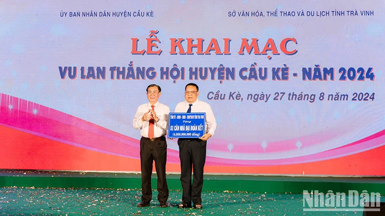 Trà Vinh: Công bố lễ hội Vu lan Thắng hội là di sản văn hóa phi vật thể quốc gia. ảnh 3