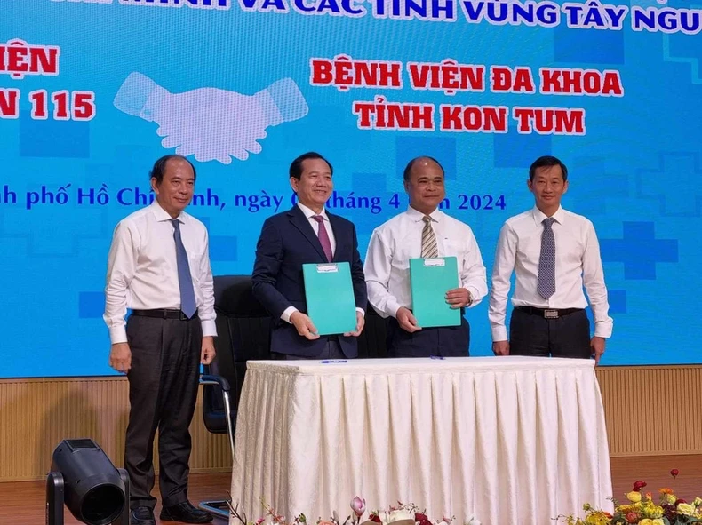 Thành phố Hồ Chí Minh ký kết hợp tác và phát triển y tế với các tỉnh vùng Tây Nguyên giai đoạn 2024-2025 ảnh 1
