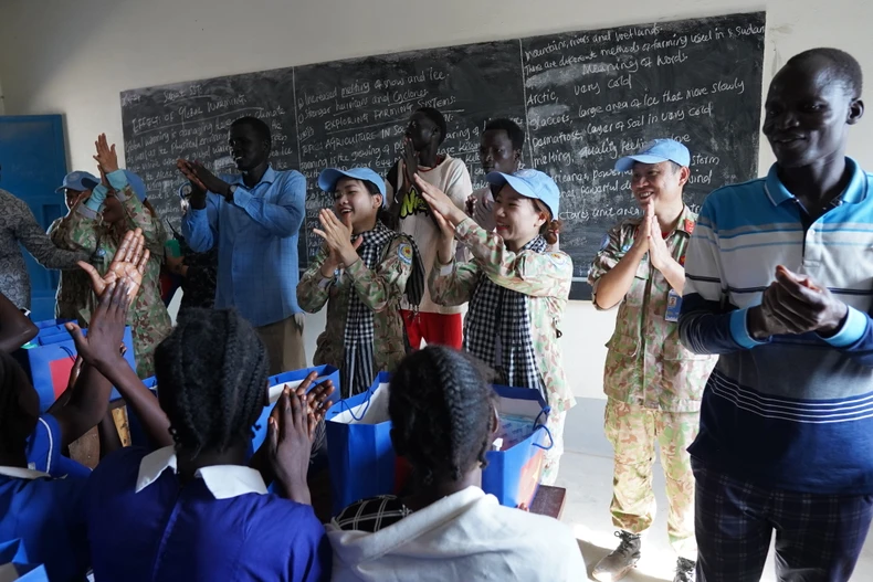 Bệnh viện dã chiến hoạt động thiện nguyện tại Nam Sudan ảnh 2