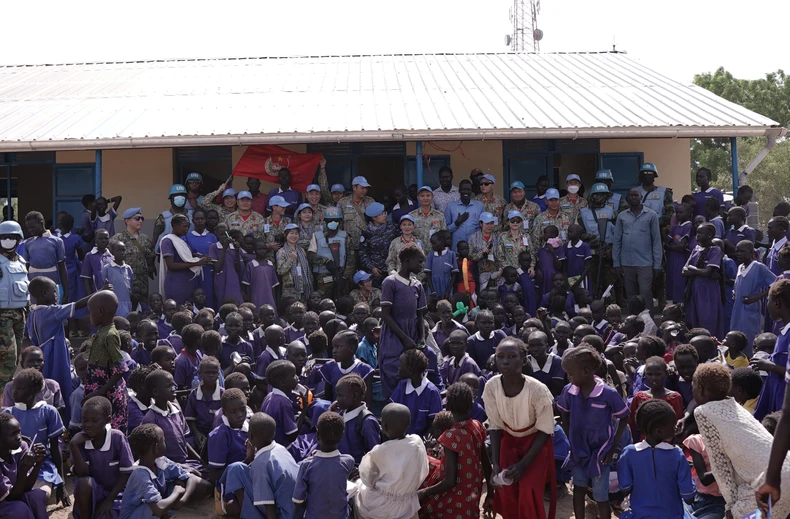 Bệnh viện dã chiến hoạt động thiện nguyện tại Nam Sudan ảnh 1