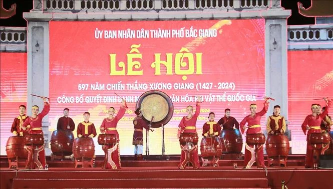 Công bố Lễ hội Xương Giang là Di sản văn hóa phi vật thể quốc gia ảnh 1