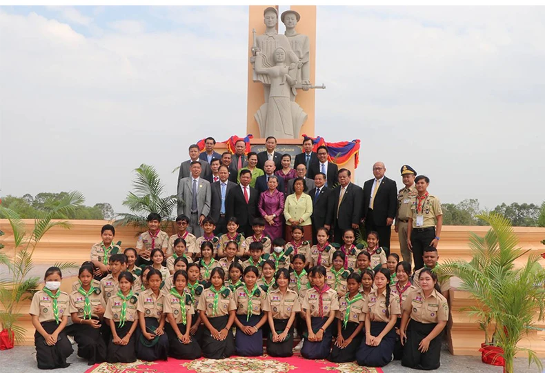 Khánh thành thêm một Đài Hữu nghị Việt Nam-Campuchia ảnh 1