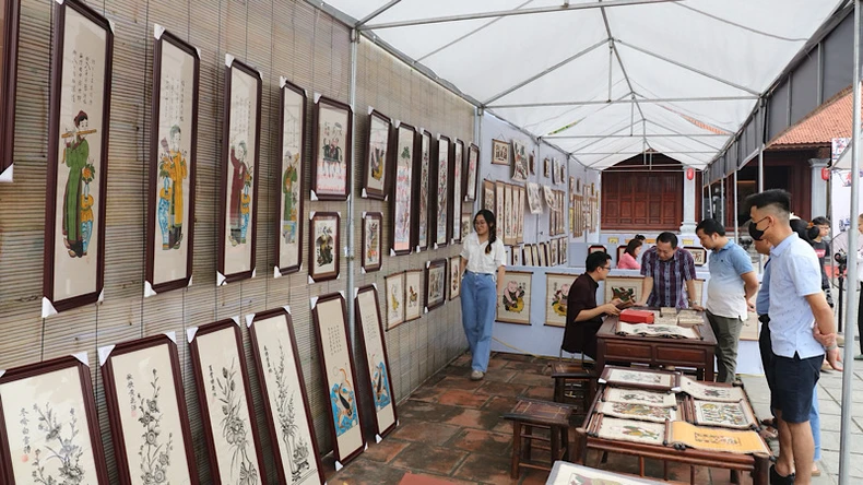Bắc Ninh khai mạc không gian trưng bày tái hiện chợ tranh Đông Hồ ảnh 2