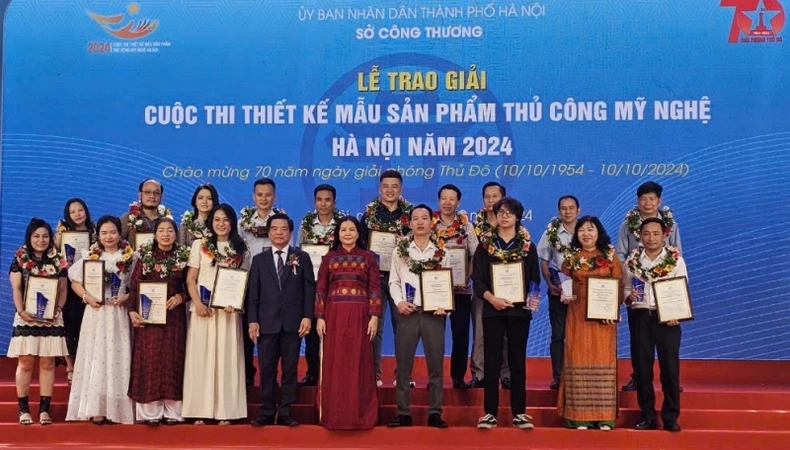 90 tác phẩm đoạt giải Thiết kế mẫu sản phẩm thủ công mỹ nghệ năm 2024 ảnh 2