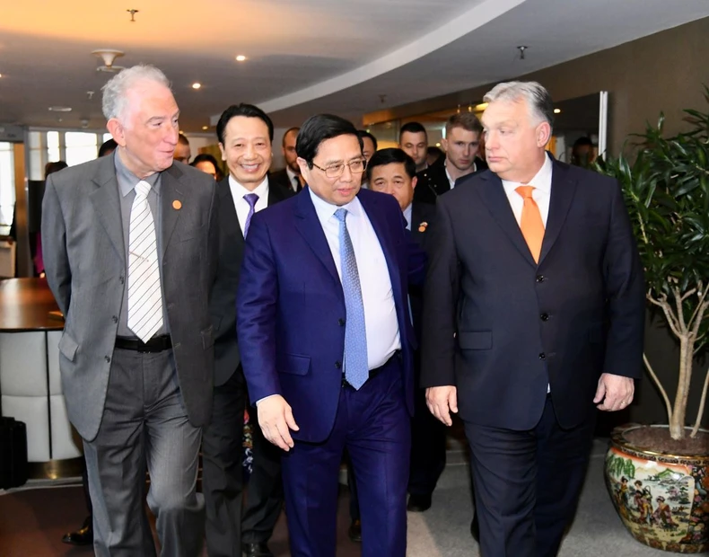 Phát huy nền tảng chính trị tốt đẹp, tin cậy, thúc đẩy mạnh mẽ quan hệ kinh tế, thương mại và đầu tư Việt Nam-Hungary ảnh 3