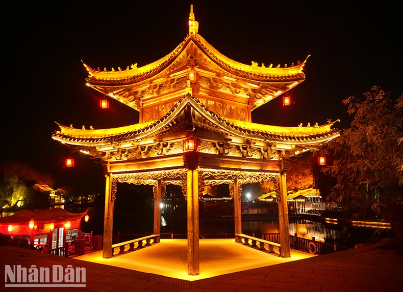 [Ảnh] Độc đáo thành cổ Đài Nhi Trang nằm bên Đại vận hà ở Trung Quốc ảnh 10