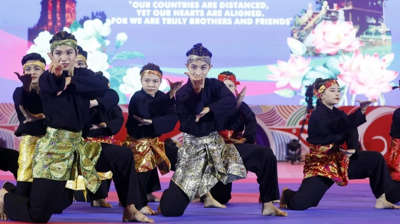 Chủ tịch nước và Tổng thống Indonesia tham dự chương trình biểu diễn võ thuật ảnh 5