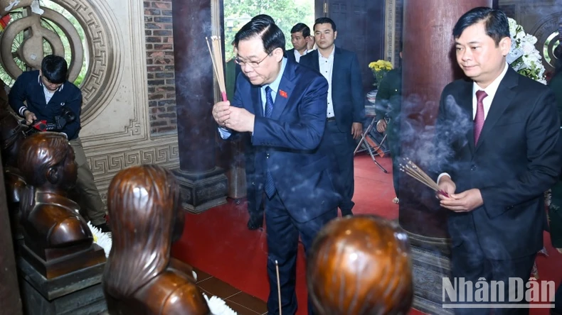 Chủ tịch Quốc hội dâng hương tại Khu Di tích đặc biệt Kim Liên, Khu Di tích lịch sử quốc gia Truông Bồn ảnh 4