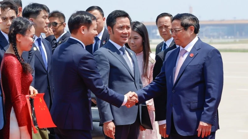 Thủ tướng Phạm Minh Chính tới Thủ đô Bắc Kinh ảnh 3