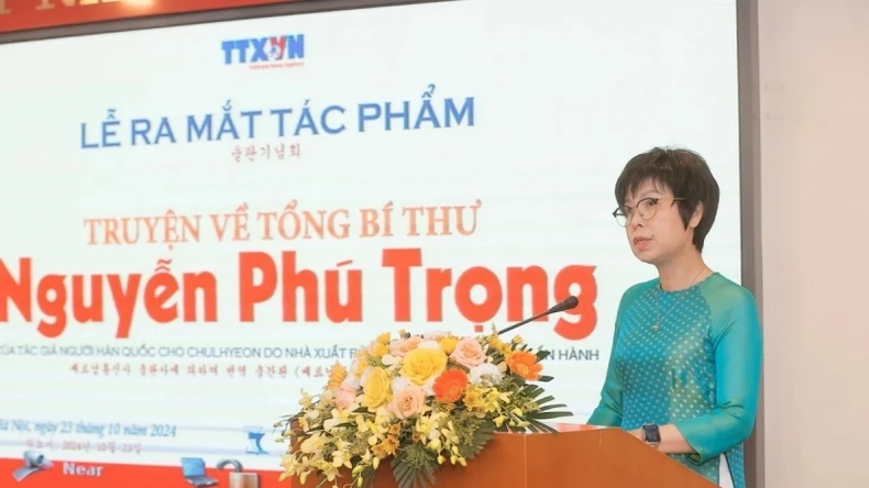 TTXVN ra mắt cuốn sách về Tổng Bí thư Nguyễn Phú Trọng của tác giả Hàn Quốc ảnh 4