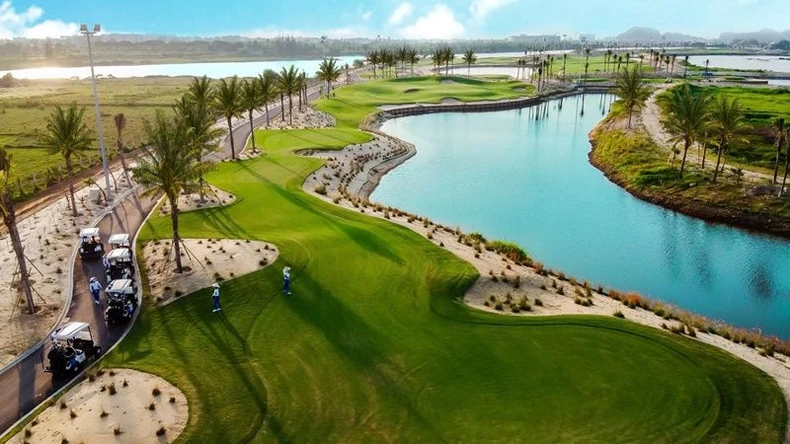 Sân Nicklaus Course nơi các gôn thủ chinh phục Giải BRG Open Golf Championship Danang 2024. (Ảnh: Ban tổ chức cung cấp)