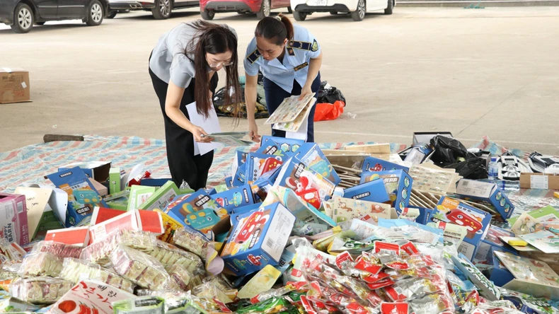 Ninh Bình tiêu hủy gần 16.000 sản phẩm hàng hóa vi phạm hành chính ảnh 1