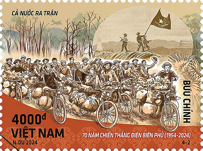 Khám phá ý nghĩa đằng sau bộ tem đặc biệt kỷ niệm 70 năm Chiến thắng Điện Biên Phủ ảnh 2