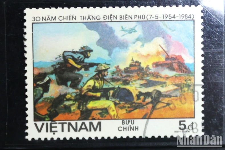 [Ảnh] Chiêm ngưỡng những bộ tem quý giá qua các dịp kỷ niệm Chiến thắng Điện Biên Phủ ảnh 12