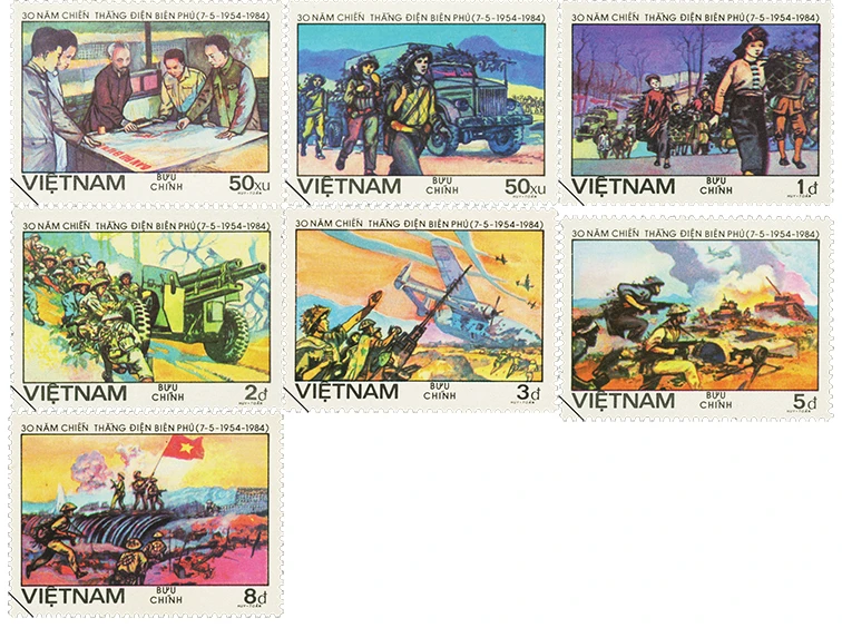[Ảnh] Chiêm ngưỡng những bộ tem quý giá qua các dịp kỷ niệm Chiến thắng Điện Biên Phủ ảnh 7