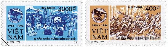 [Ảnh] Chiêm ngưỡng những bộ tem quý giá qua các dịp kỷ niệm Chiến thắng Điện Biên Phủ ảnh 15