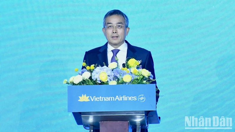 Thủ tướng Phạm Minh Chính dự Lễ kỷ niệm 30 năm đường bay thẳng Việt Nam-Hàn Quốc của Vietnam Airlines ảnh 1