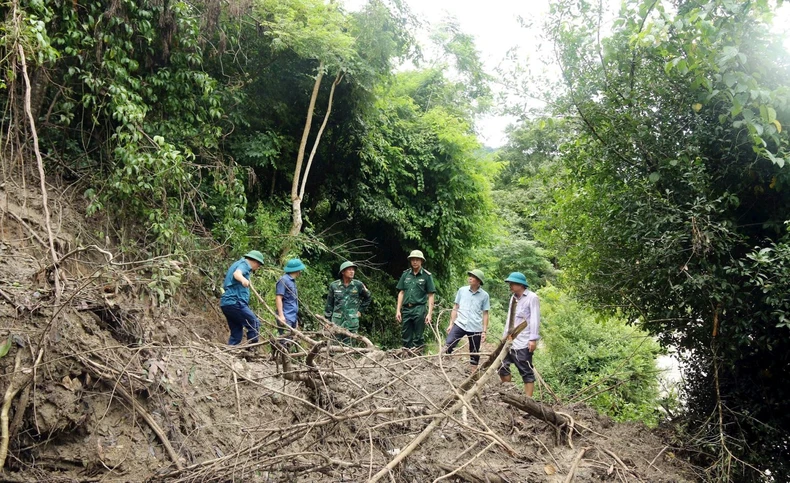 Nghệ An: Sạt lở nghiêm trọng khiến 93 hộ dân ở bản Cha Nga bị cô lập ảnh 1