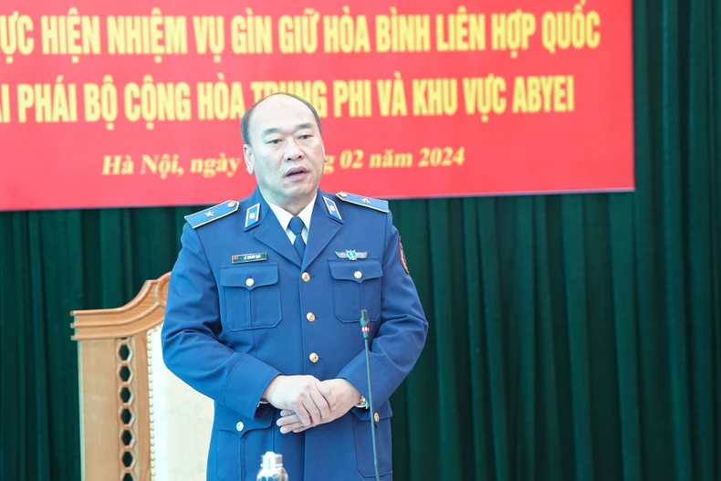 Gặp mặt, động viên sĩ quan Cảnh sát biển Việt Nam tham gia nhiệm vụ gìn giữ hòa bình Liên hợp quốc ảnh 1