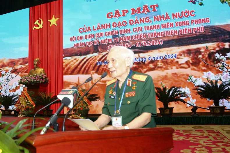 Lãnh đạo Đảng, Nhà nước gặp mặt cựu chiến binh, cựu thanh niên xung phong tham gia Chiến dịch Điện Biên Phủ ảnh 6