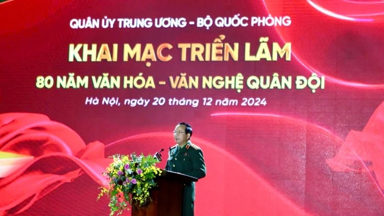 Lần đầu tiên tổ chức Triển lãm “80 năm Văn hóa-Văn nghệ Quân đội” ảnh 2