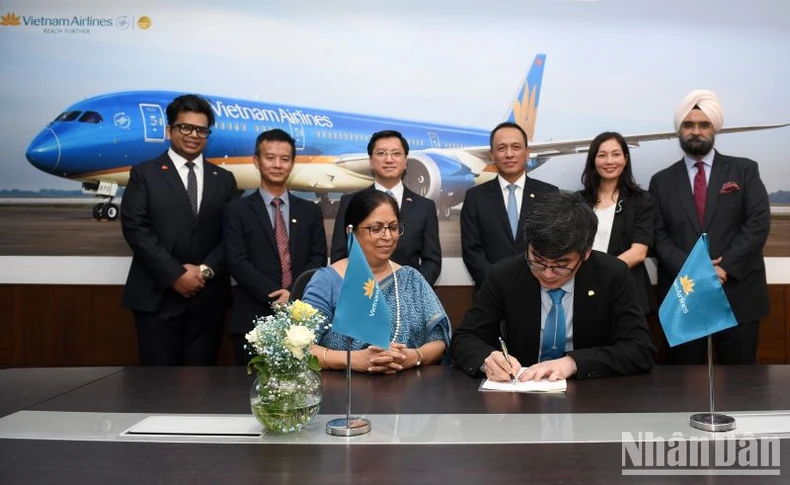 Vietnam Airlines chính thức đưa máy bay thân rộng khai thác đường bay Ấn Độ ảnh 3