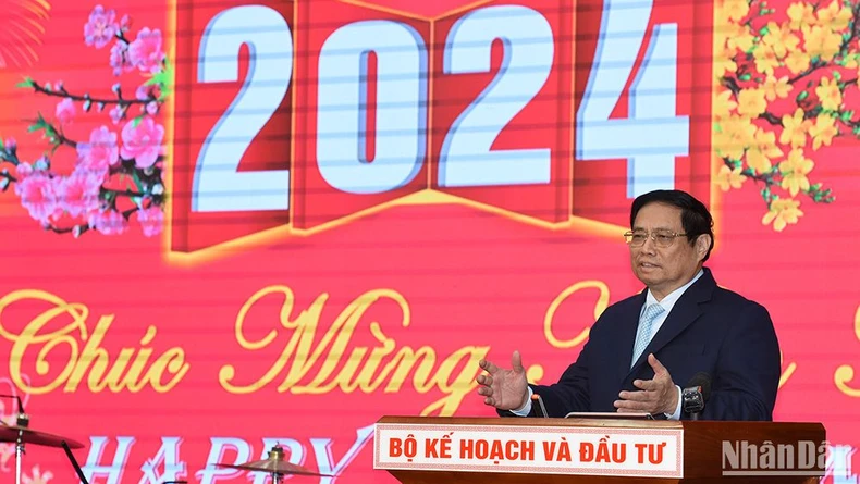 Thủ tướng Phạm Minh Chính chủ trì chiêu đãi các nhà tài trợ, doanh nghiệp nước ngoài nhân dịp Tết cổ truyền ảnh 3