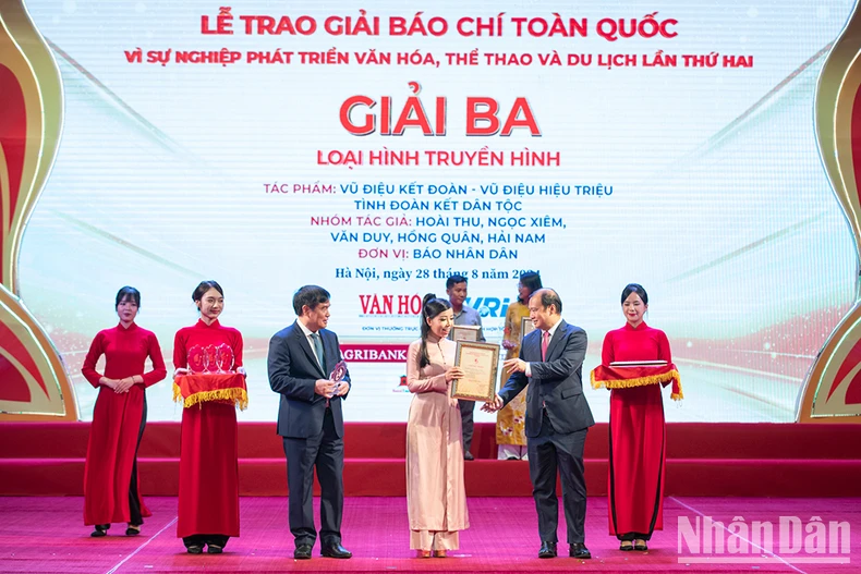 Báo Nhân Dân giành giải Nhất Giải Báo chí toàn quốc “Vì sự nghiệp phát triển văn hóa, thể thao và du lịch” ảnh 6