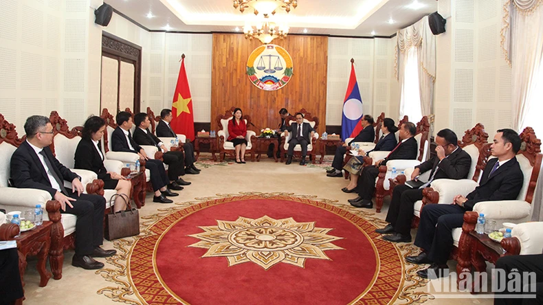 Thắt chặt quan hệ hợp tác giữa hai cơ quan kiểm toán nhà nước Việt Nam và Lào ảnh 1