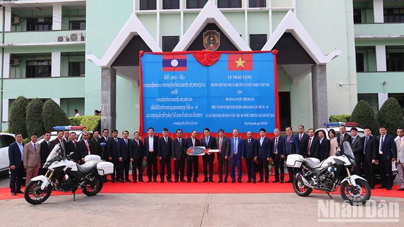 Việt Nam phối hợp, hỗ trợ Lào bảo đảm an ninh cho Năm Chủ tịch ASEAN 2024 ảnh 1