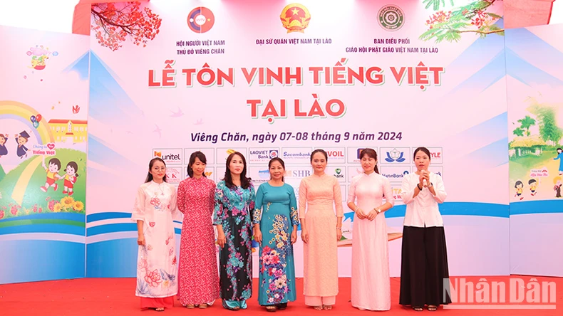 Lễ Tôn vinh tiếng Việt tại Lào năm 2024 ảnh 3