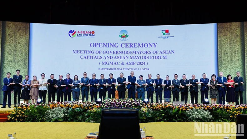 Khai mạc Hội nghị Đô trưởng các nước ASEAN năm 2024 và Diễn đàn Thị trưởng các nước ASEAN ảnh 3