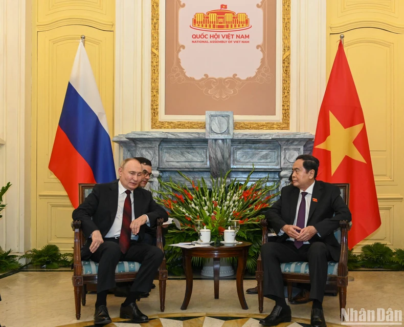 Chủ tịch Quốc hội Trần Thanh Mẫn hội kiến Tổng thống Liên bang Nga Vladimir Putin ảnh 2