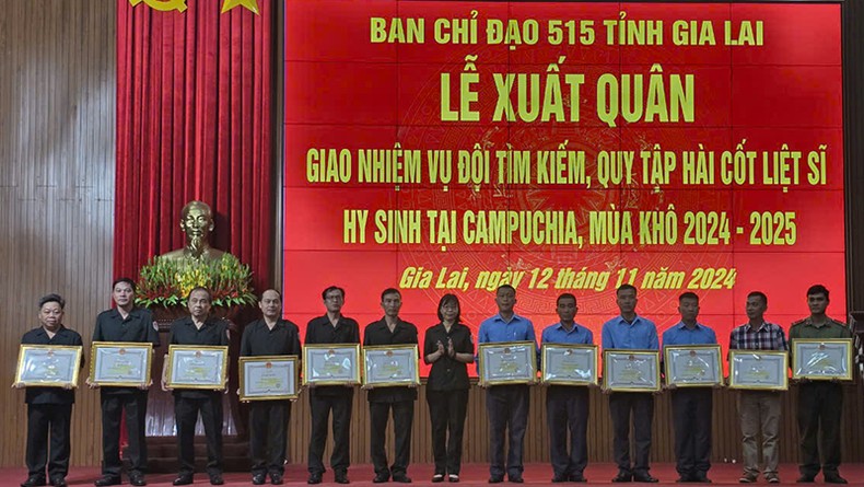 Gia Lai xuất quân tìm kiếm, quy tập hài cốt liệt sĩ tại Campuchia mùa khô 2024-2025 ảnh 2