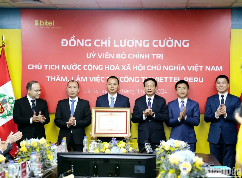 Chủ tịch nước Lương Cường: Niềm tin của người dân Peru vào Bitel chính là niềm tin với Việt Nam ảnh 3