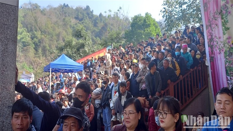 Sôi động Lễ hội chọi bò ở huyện Bảo Lâm, tỉnh Cao Bằng ảnh 1