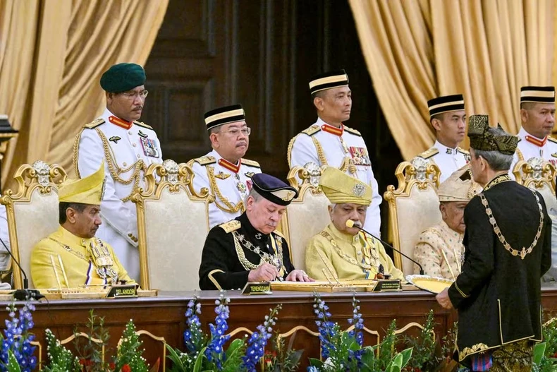 [Ảnh] Lễ đăng quang của Quốc vương Malaysia Sultan Ibrahim ảnh 5