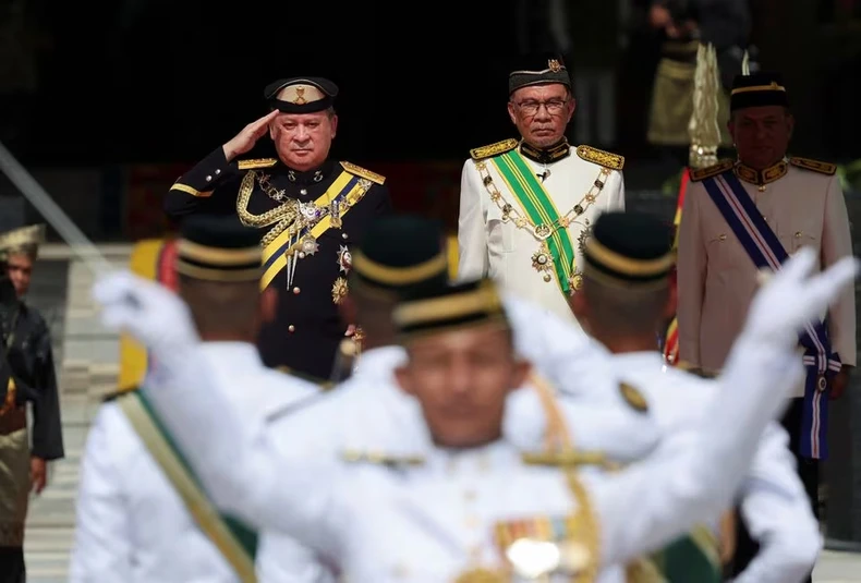 [Ảnh] Lễ đăng quang của Quốc vương Malaysia Sultan Ibrahim ảnh 6