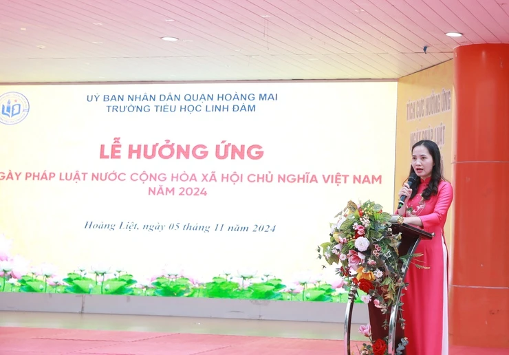 Ngành giáo dục hưởng ứng Ngày Pháp luật Việt Nam năm 2024 ảnh 2