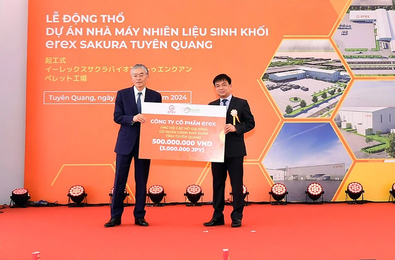 Động thổ Dự án Nhà máy nhiên liệu sinh khối Erex Sakura Tuyên Quang trị giá hơn 20 triệu USD ảnh 2