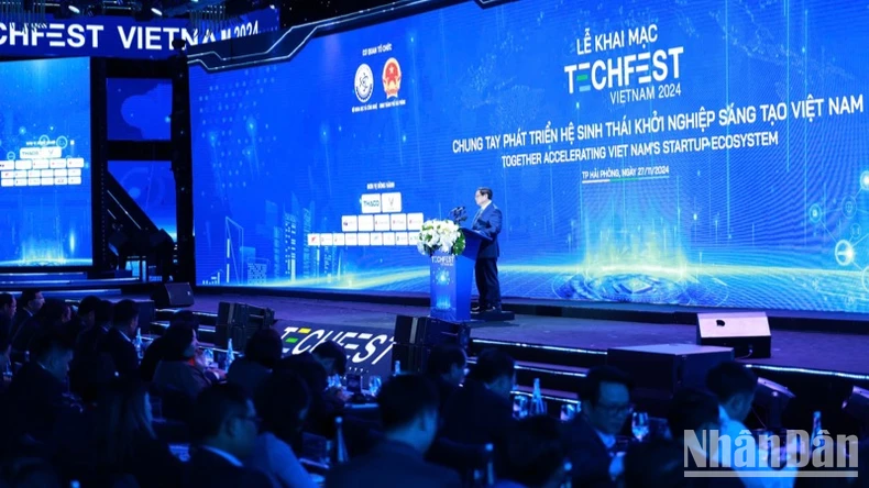 Quang cảnh sự kiện TECHFEST Việt Nam 2024. (Ảnh: Trần Hải)