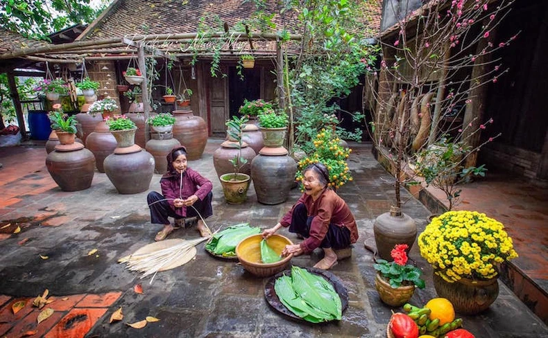 Du lịch trải nghiệm ẩm thực truyền thống Bắc Bộ - Làng cổ Đường Lâm được vinh danh là sản phẩm du lịch bền vững ASEAN ảnh 1
