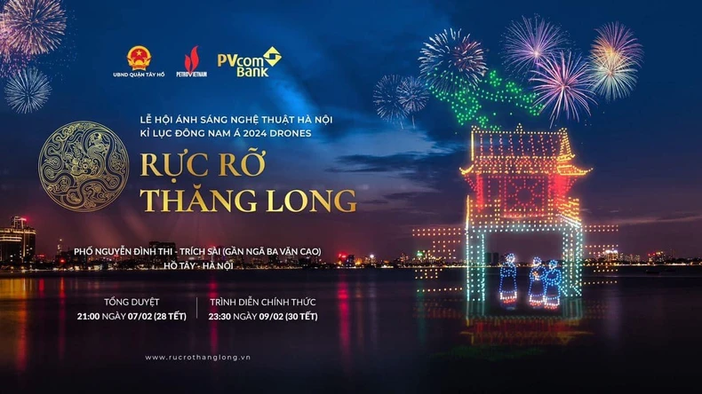 View - Hà Nội tổ chức Lễ hội ánh sáng nghệ thuật tại hồ Tây vào đêm giao thừa 